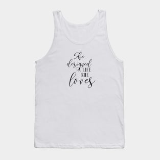 Girl Boss Quotes Tank Top